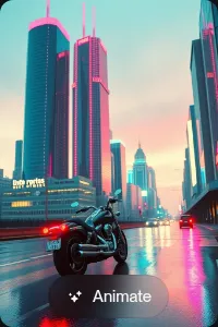 Fractured Neon Skyline