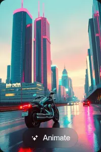 Fractured Neon Skyline